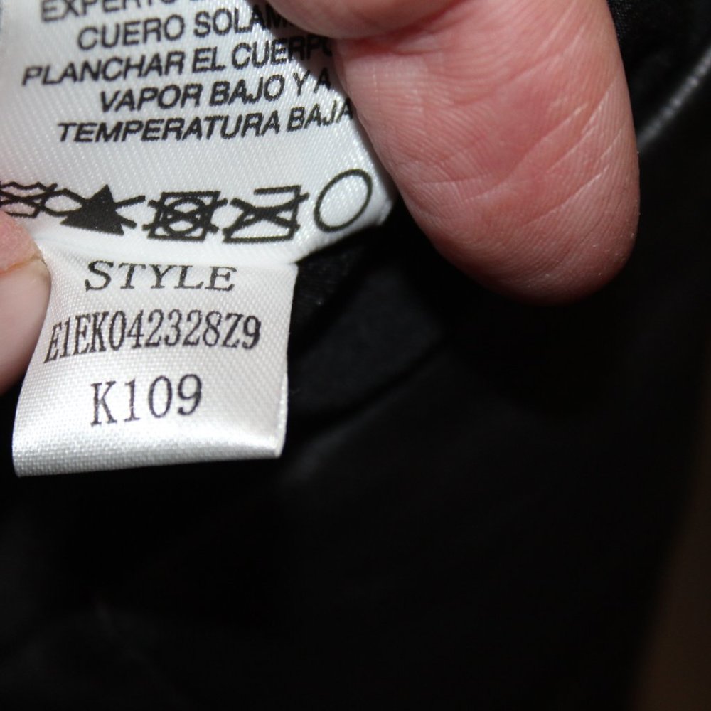 Ellen Tracy Women 4 Genuine Leather Skirt - Picture 5 of 7